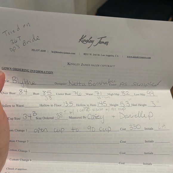 Blythe style from Netta BenShabu. 38T with specific measurements in last photo - Picture 8 of 8